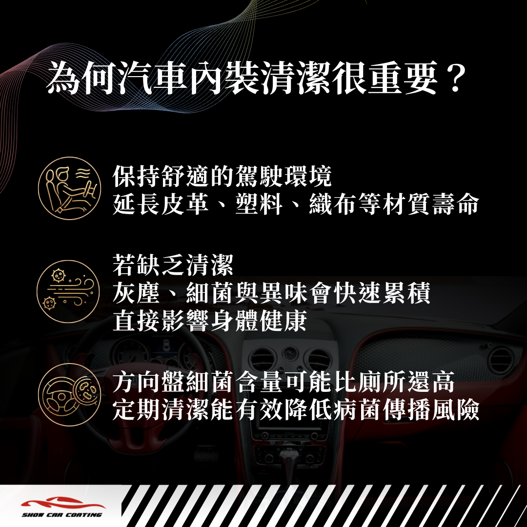 為何汽車內裝清潔很重要